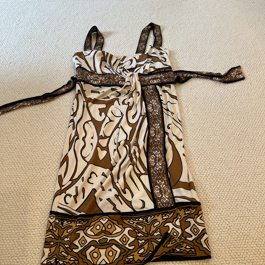 Diane Von Furstenberg Wrap Sleeveless Dress